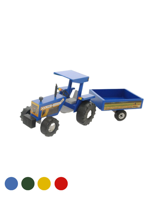 trator com reboque alf